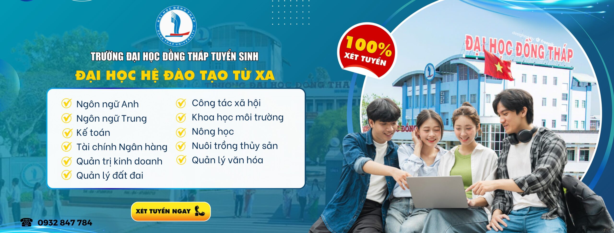 Trường Đại học Cửu Long tuyển sinh Đại học hệ đào tạo từ xa năm 2025
