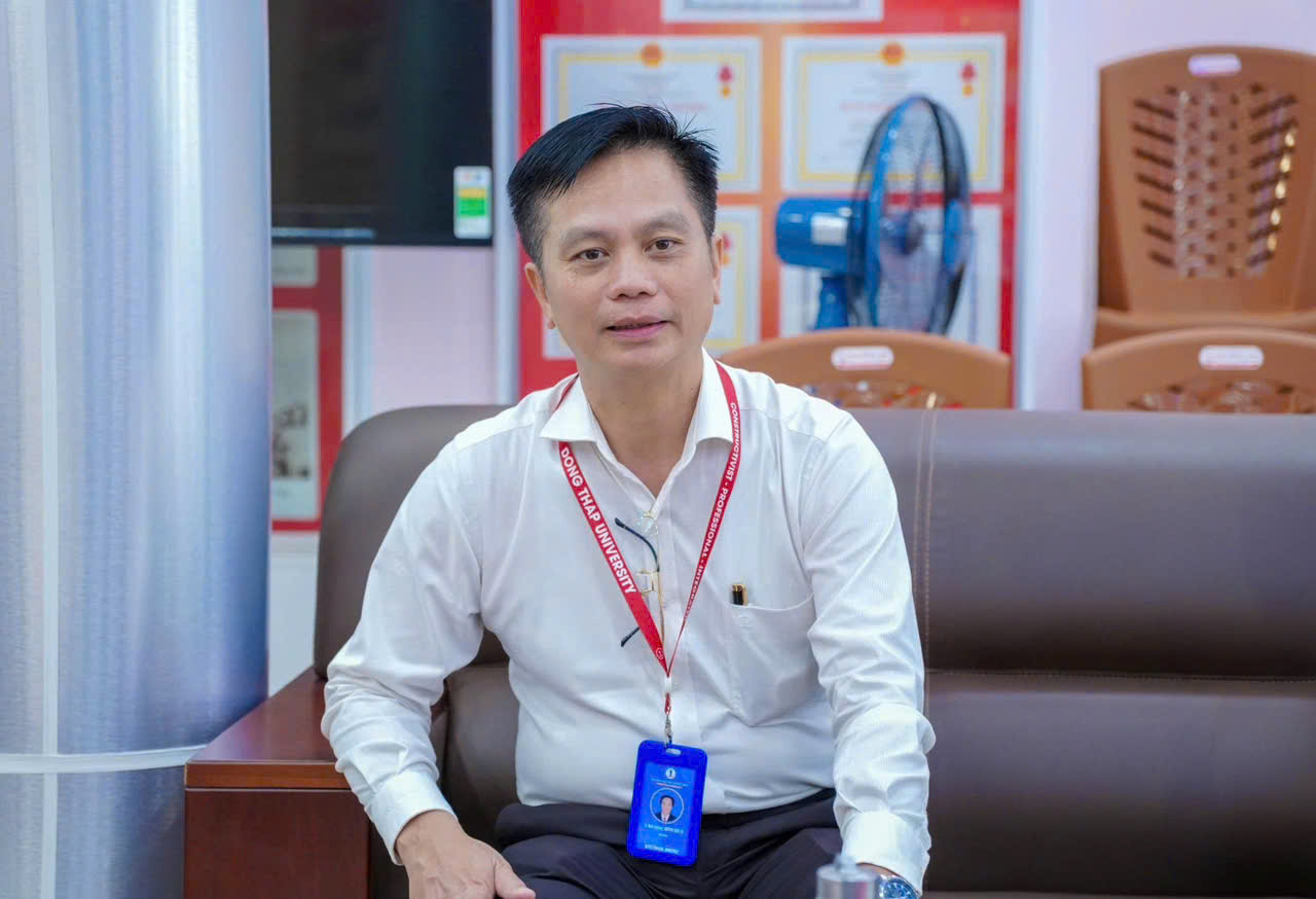 Tiến sĩ Nguyễn Quốc Vũ - Phó Hiệu trưởng trường Đại học Đồng Tháp